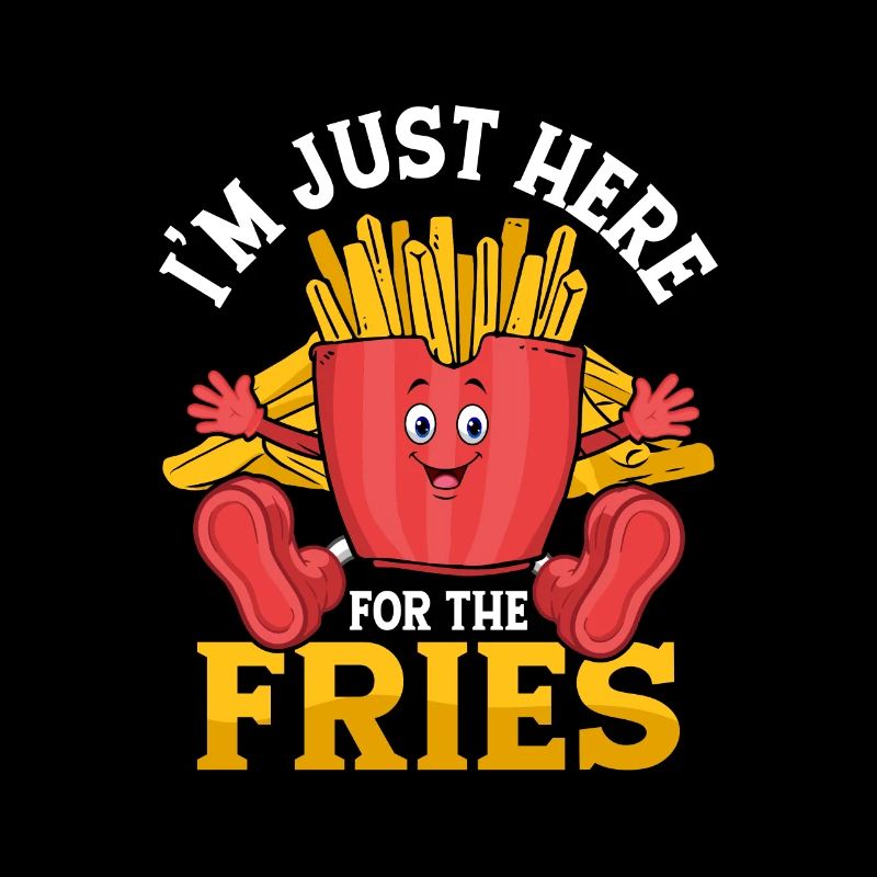 Frites sur tout : juste là pour le croquant