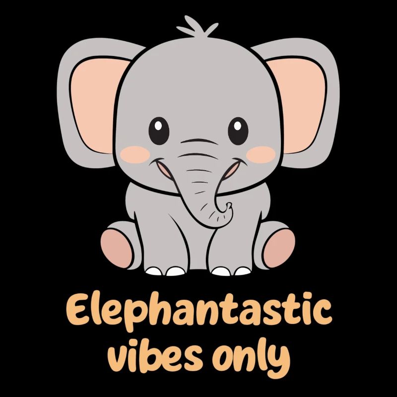 Elephantastic Vibes Seul éléphant mignon