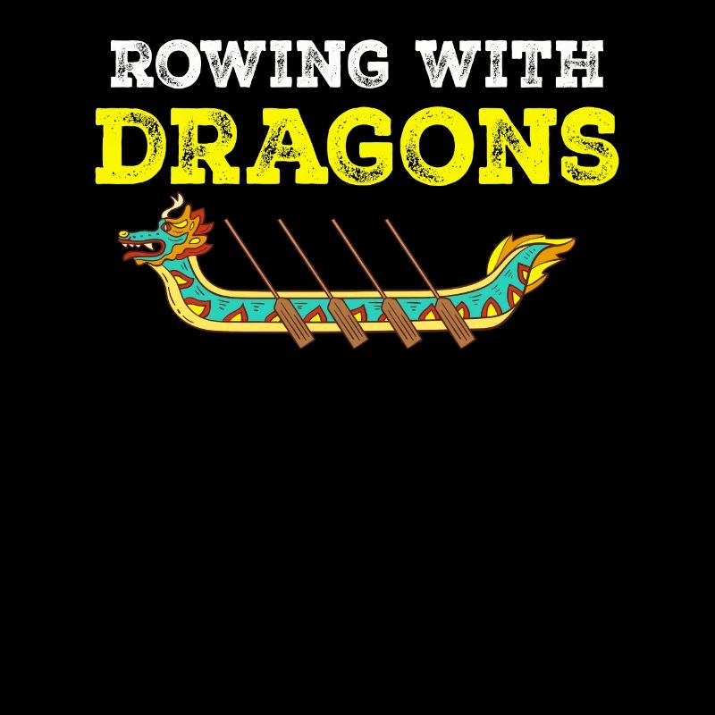 Rudern mit Drachen Drachenboot