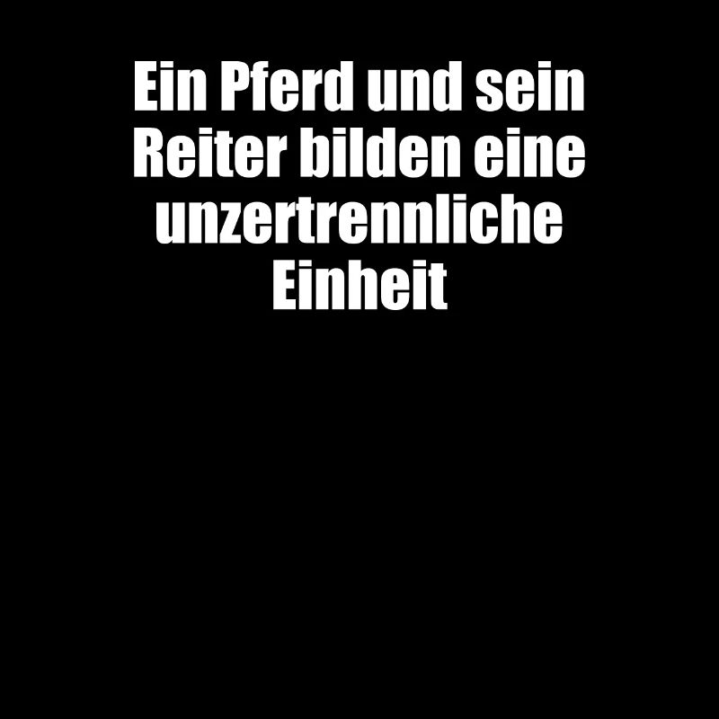 Reiten - Ein Pferd und sein Reiter bilden eine