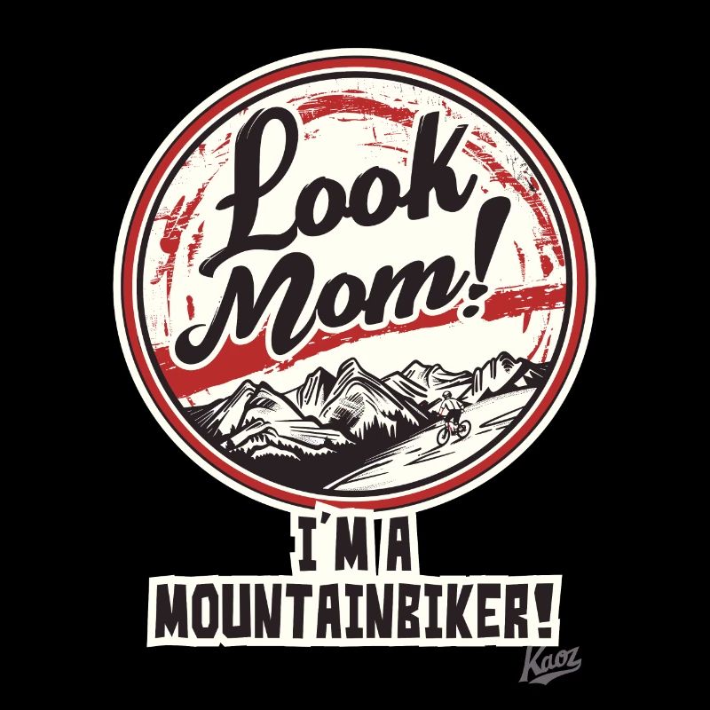 Schau mal, Mama, ich bin ein Mountainbiker