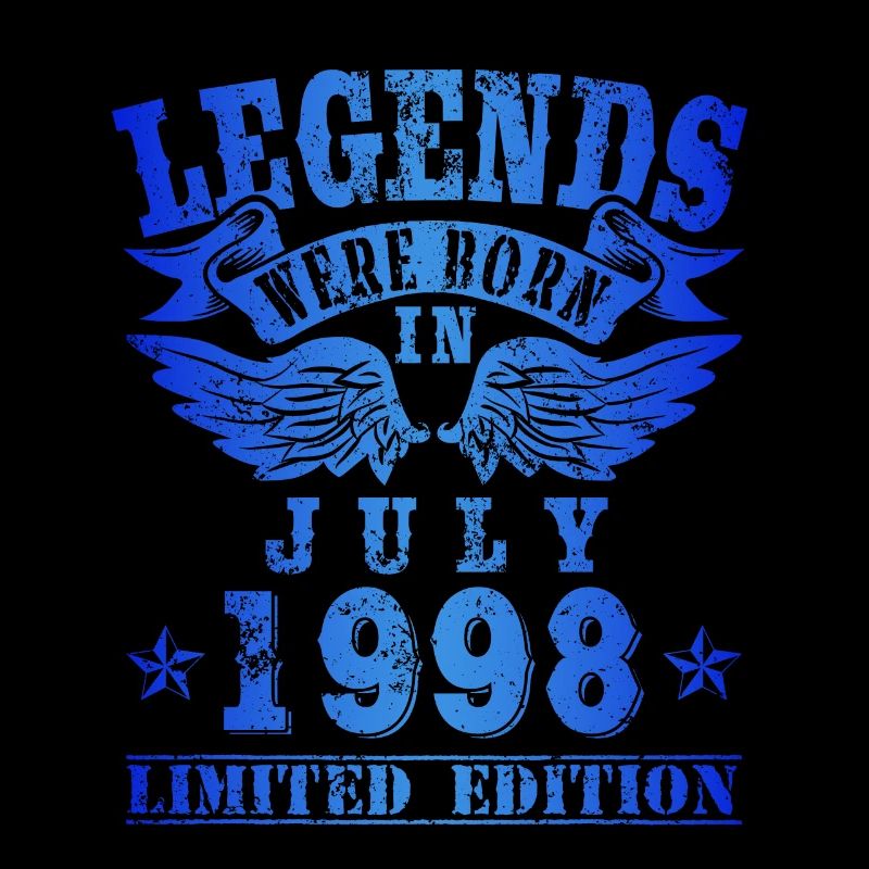 Legends were born in Juli 1998 Geburtstag