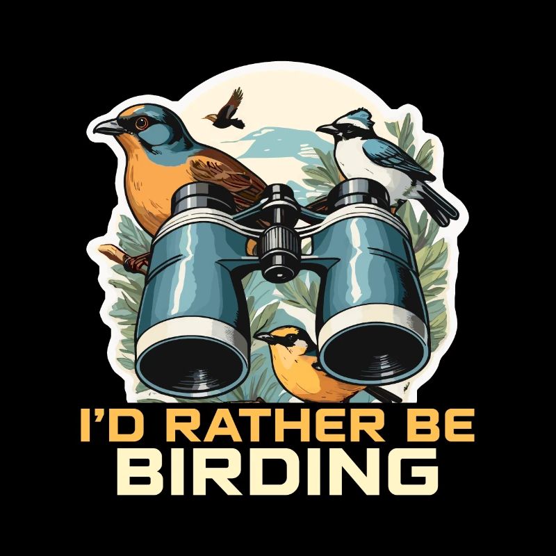 Birdwatching I'd Rather Be Birding Ornithologist