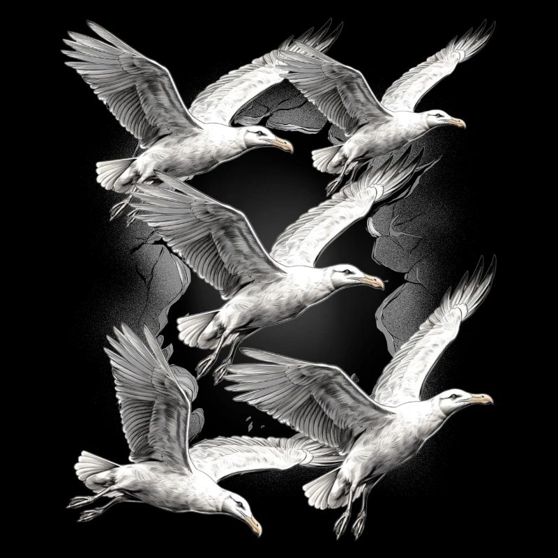 Möwen Möwe Maritim Seevögel