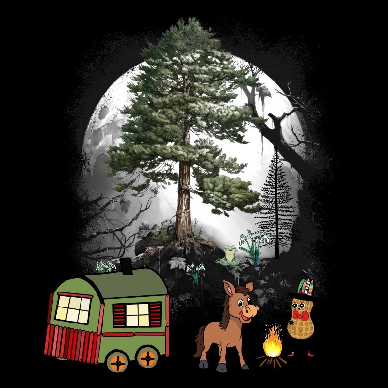 Wald Waldbewohner Erdnuss Märchen Bauwagen Kind