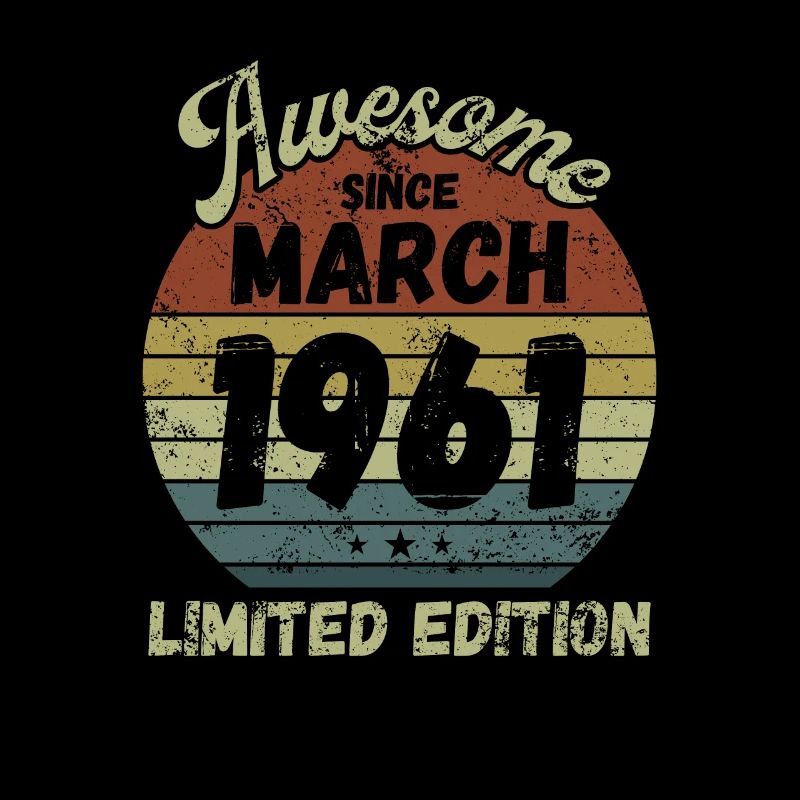 Awesome since March 1961 - Geburtstag