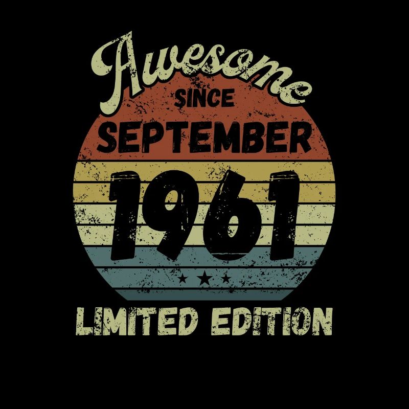 Awesome since September 1961 - Geburtstag