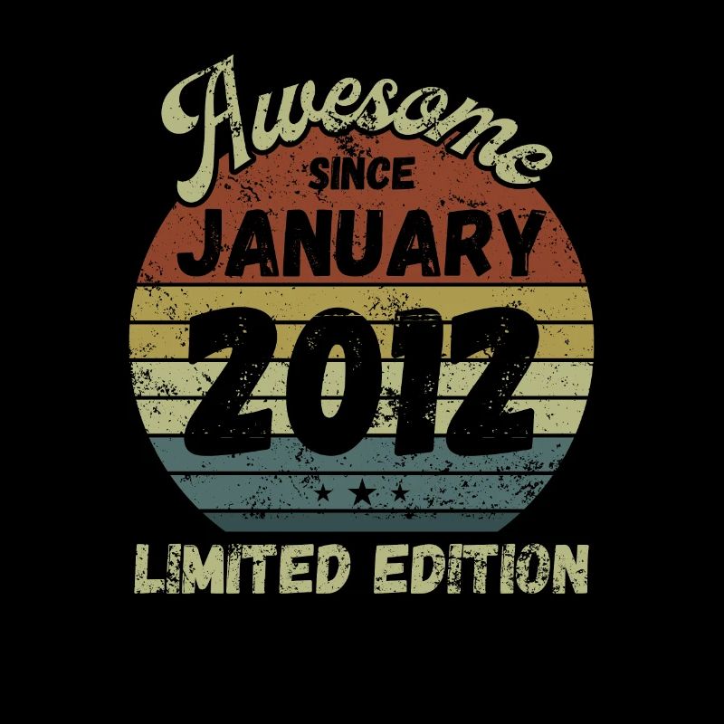 Awesome since January 2012 - Geburtstag