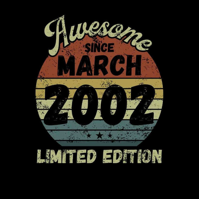 Awesome since March 2002 - Geburtstag