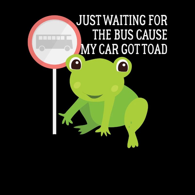 J’attends juste le bus parce que ma voiture s’amuse à crapauder