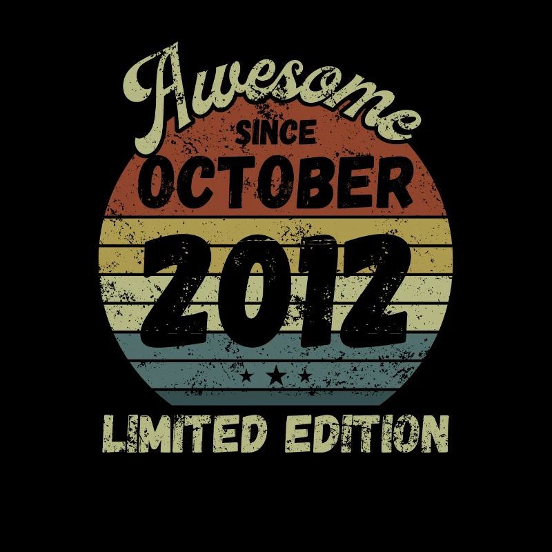 Awesome since October 2012 - Geburtstag