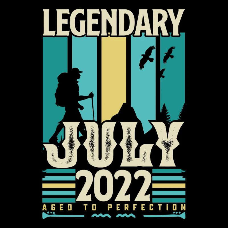 Juli 2022 Geburtstagsgeschenk, Vintage Juli.