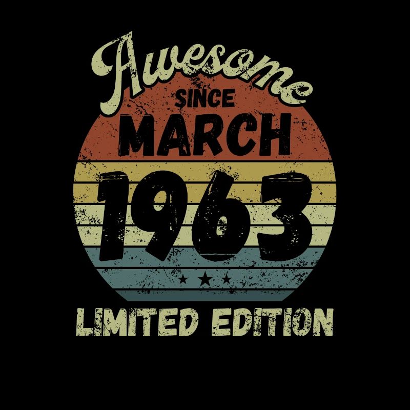 Awesome since March 1963 - Birthday