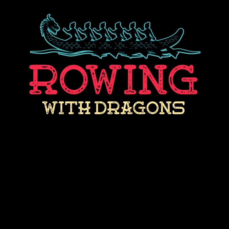 Rudern mit Drachen Drachenboot