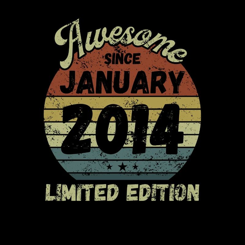 Awesome since January 2014 - Geburtstag