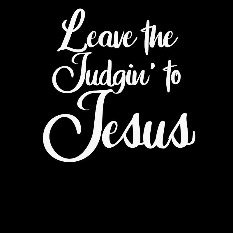 Überlassen Sie das Urteil Jesus