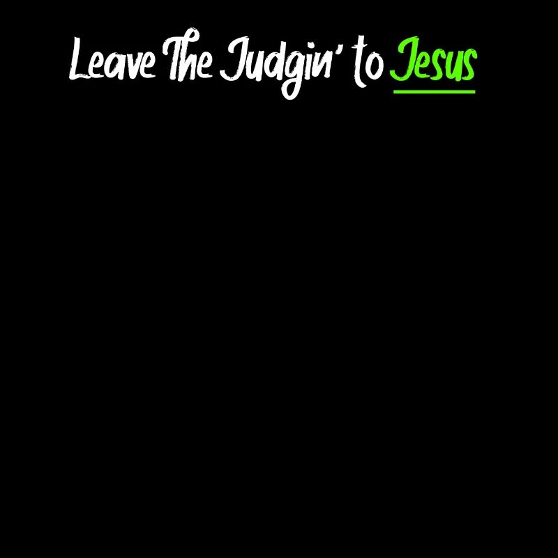 Überlassen Sie das Urteil Jesus