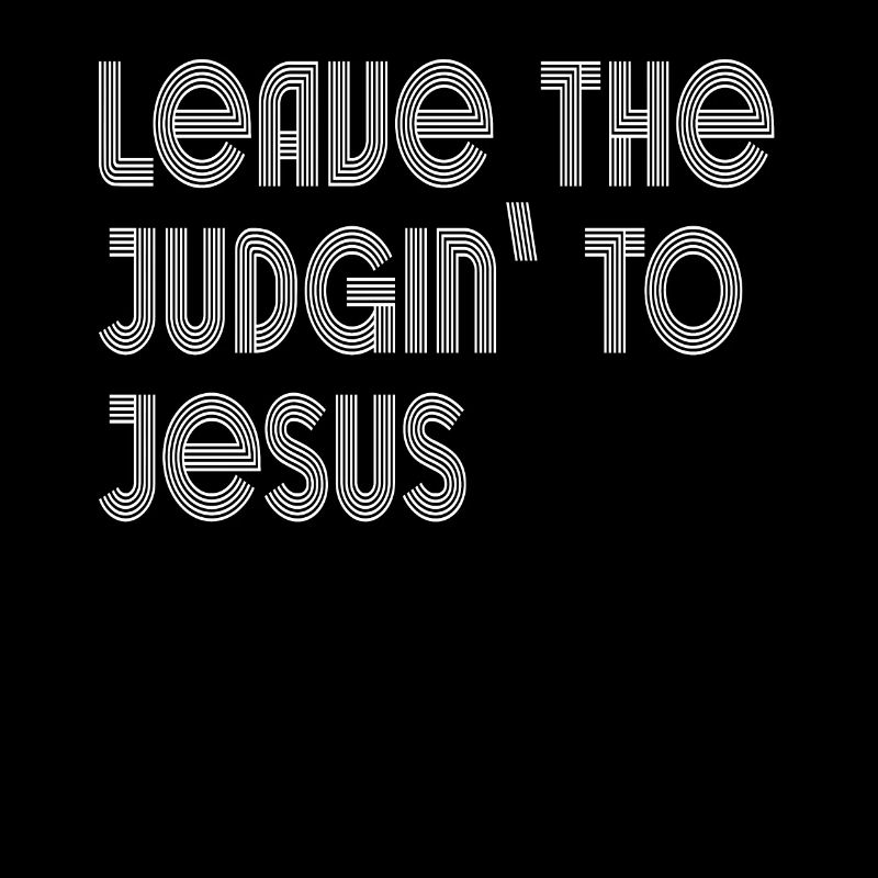 Überlassen Sie das Urteil Jesus