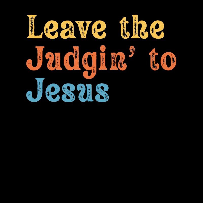 Überlassen Sie das Urteil Jesus