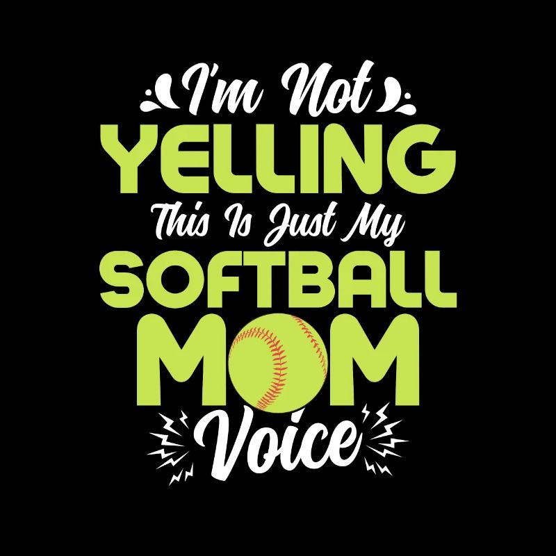 Je ne crie pas, c’est juste ma voix de mère de softball