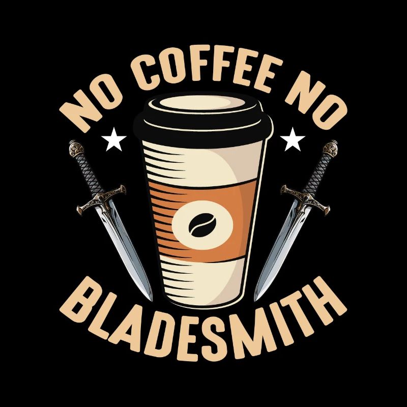 Bladesmith No Coffee No Blacksmithing Coffee Lover