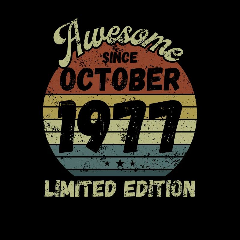 Awesome since October 1977 - Geburtstag