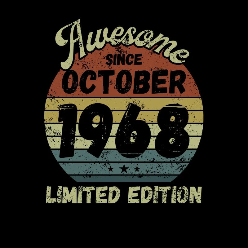 Awesome since October 1968 - Geburtstag