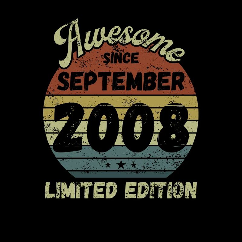 Awesome since September 2008 - Geburtstag