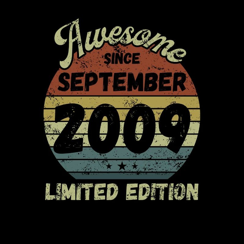 Awesome since September 2009 - Geburtstag