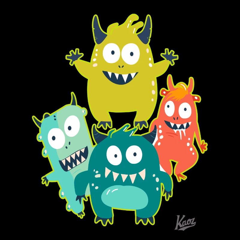 petits amis monstres drôles