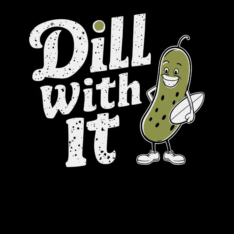 Concombre avec ça - Concombre de dessin animé drôle