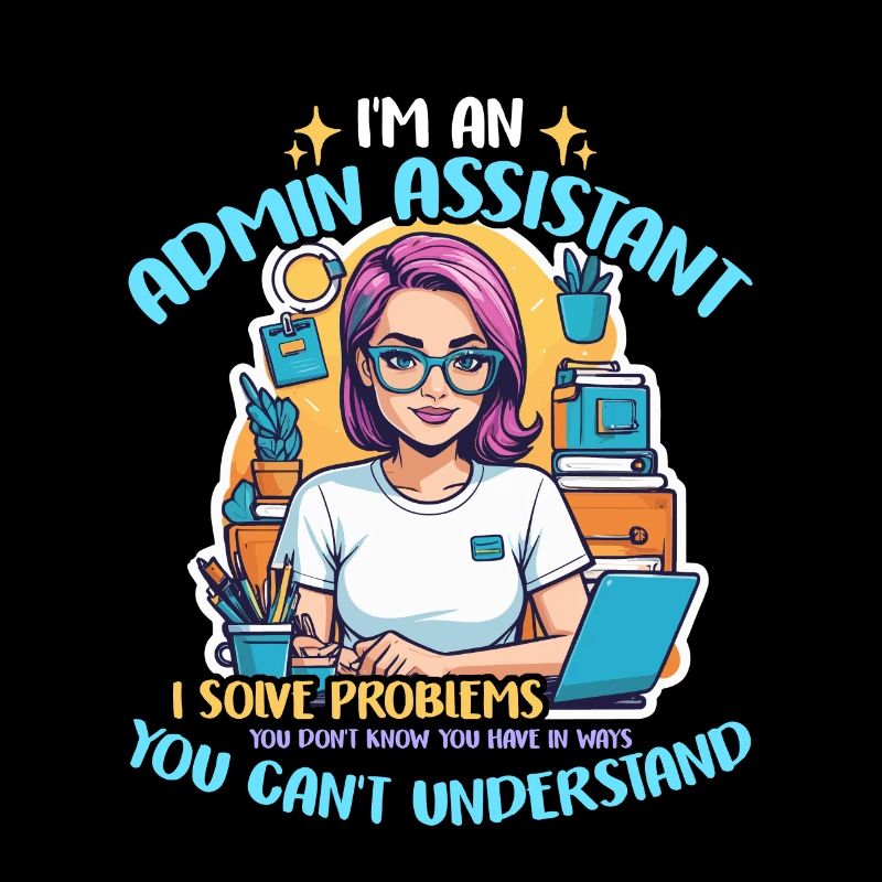 I'm An Admin Assistant I Solve Problems Secretary