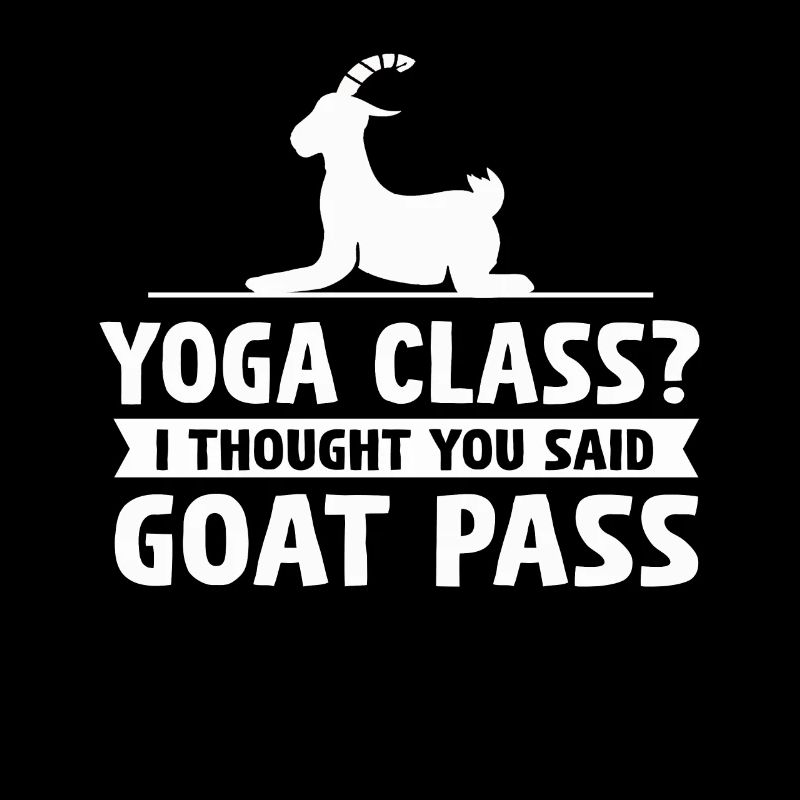 Yogastunde oder Ziegenpass