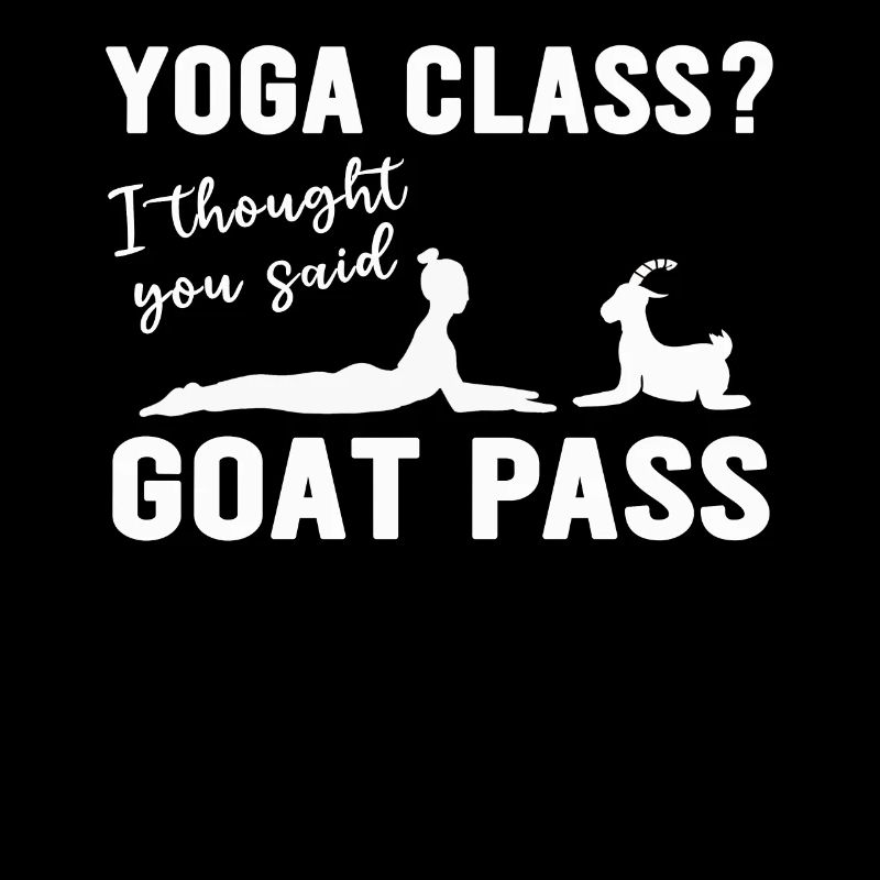 Yoga Class Or Goat Pass