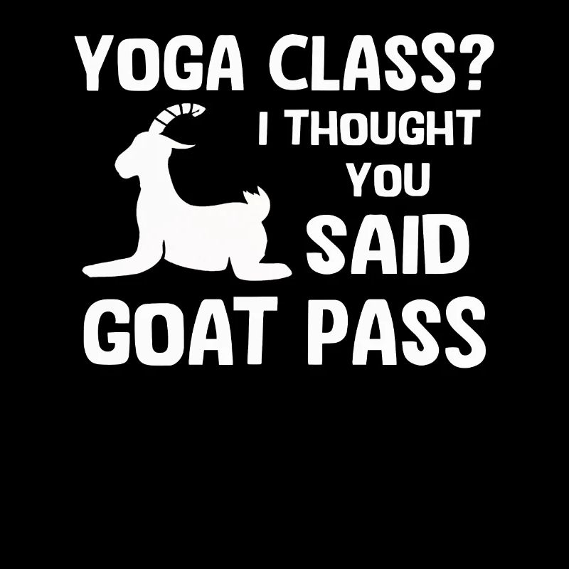 Yoga Class Or Goat Pass