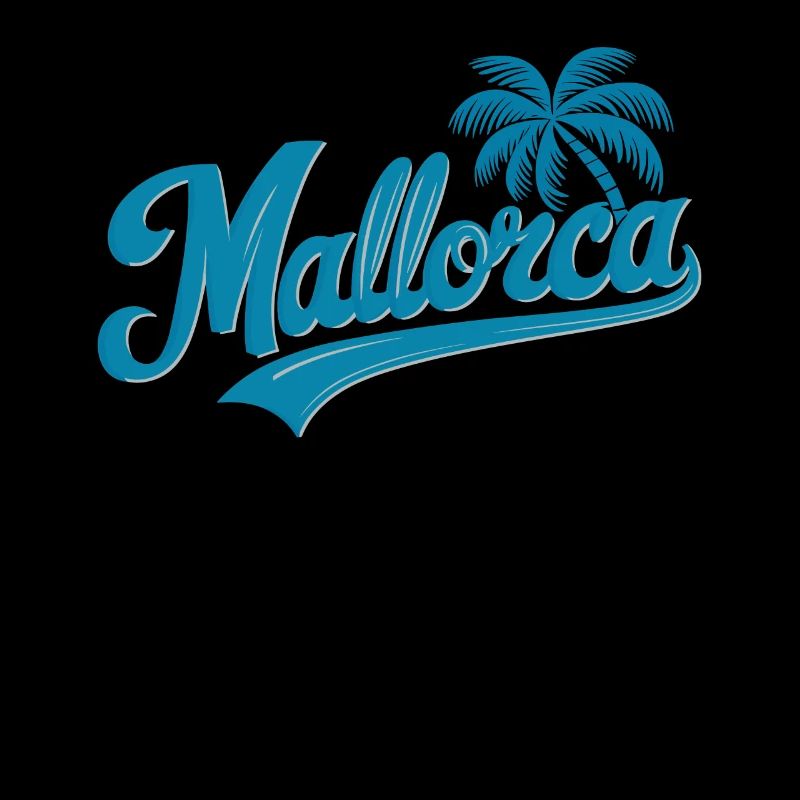 Mallorca Souvenir Palm Trees Design Beach Feeling