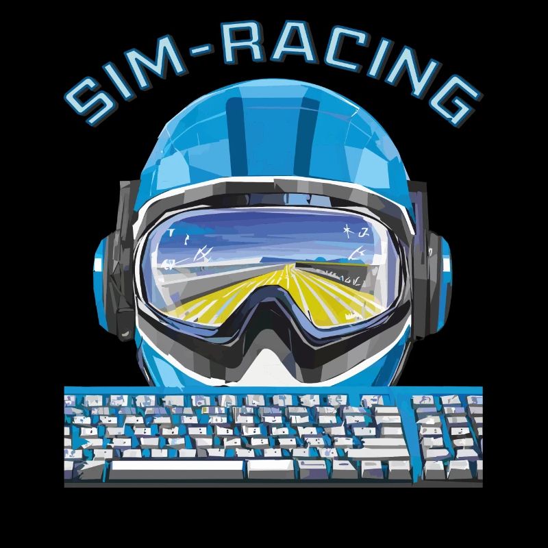 KEYBOARD RACING HELMET SIM RACING