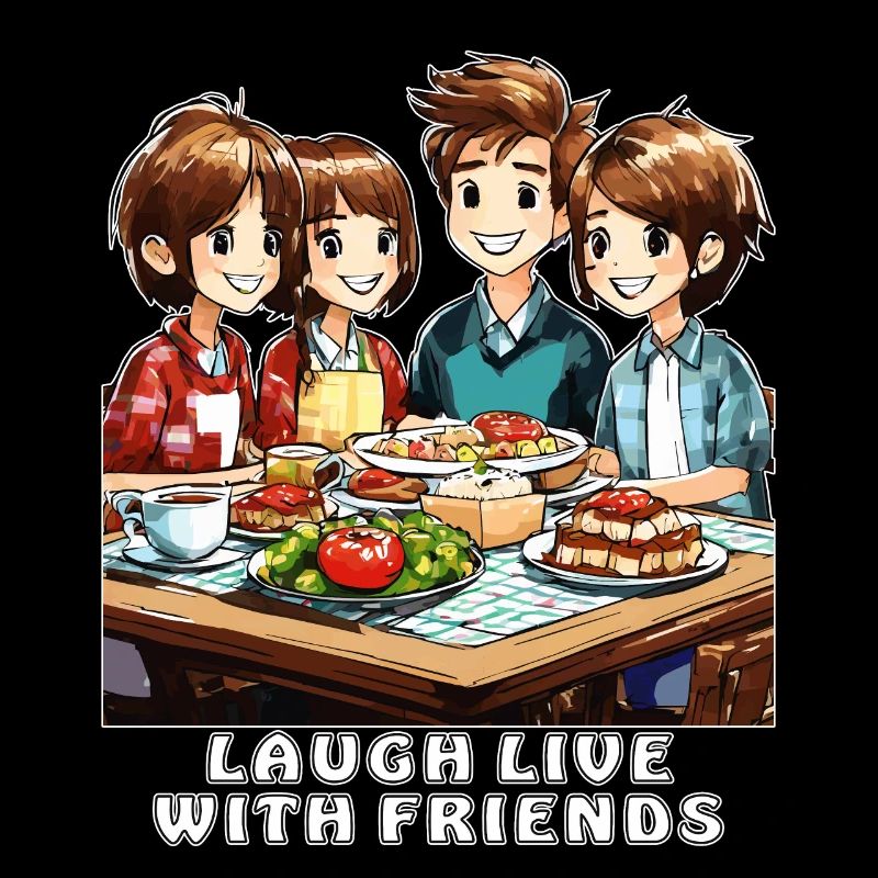 FREUNDE LAUGH EN DIRECT AVEC DES AMIS