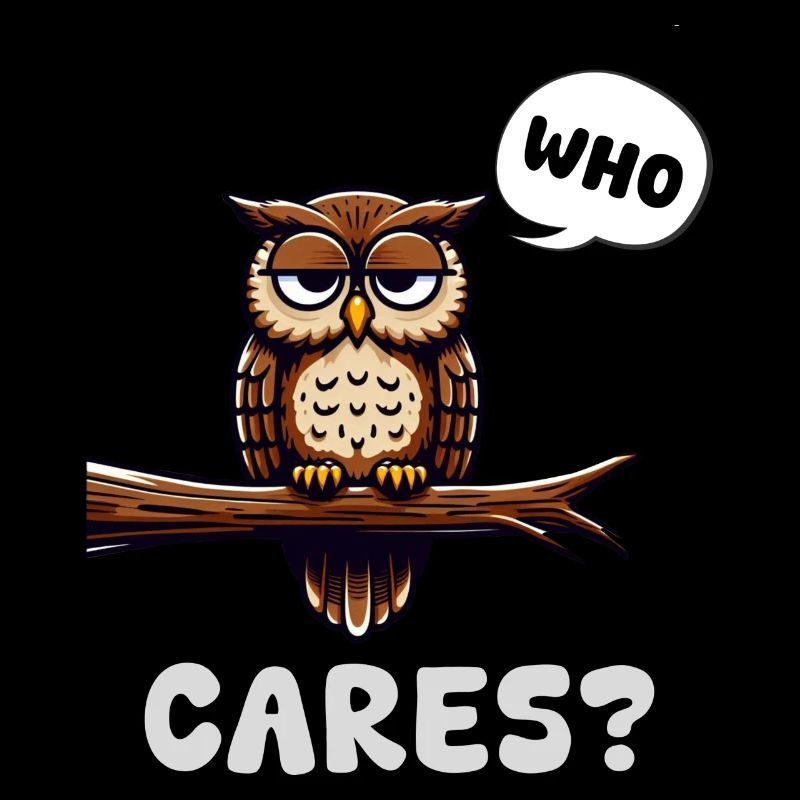 gernevte Eule #whocares