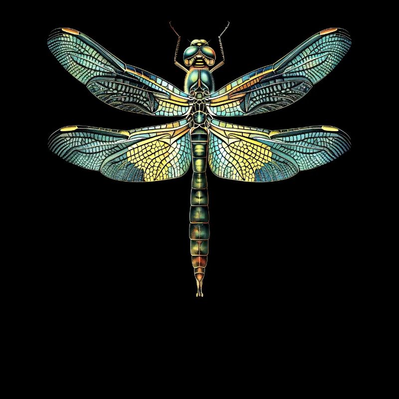 Libellule Libellule Ailes Colorées Libellules Mignonnes