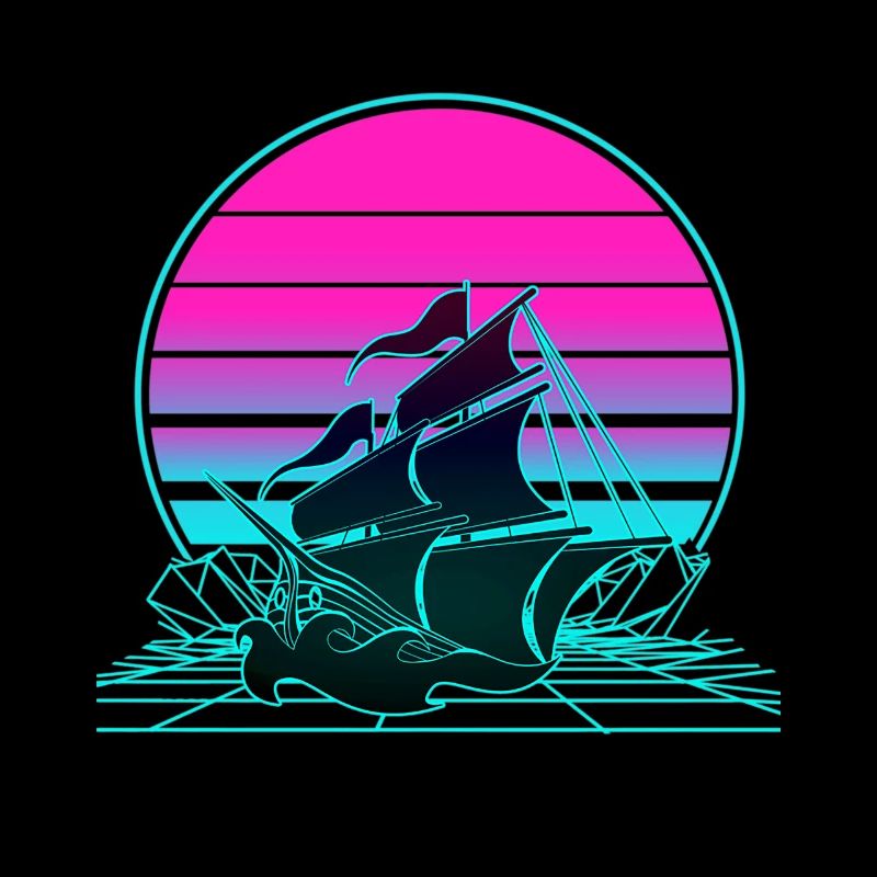 Sunset Pirate Ship