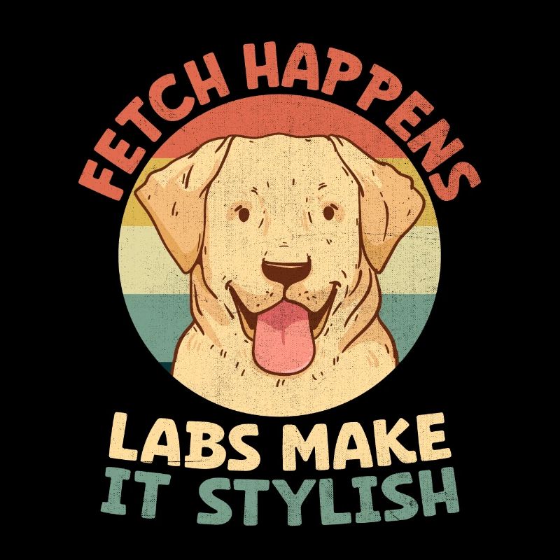 Fetch Happens Labs machen es stilvoll Labrador Retrie