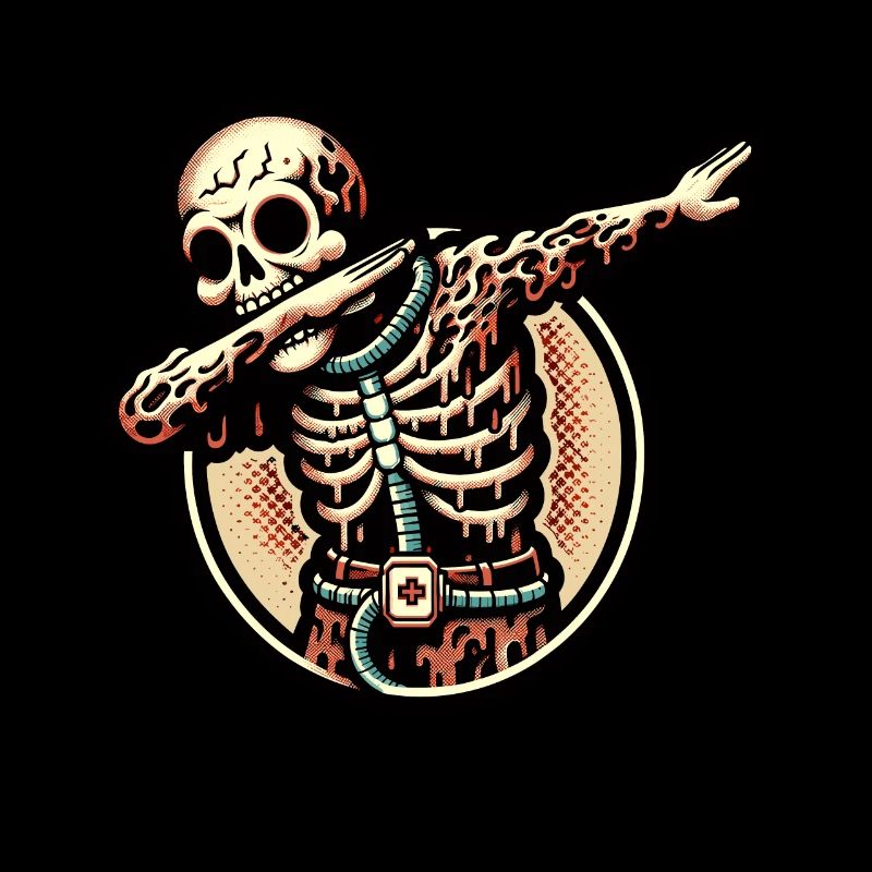 Dabbender Zombie Lustiges Dabbing Design
