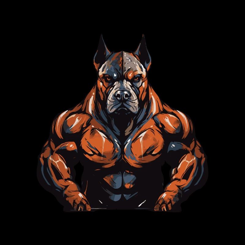 Dog Muscles Workout Gym