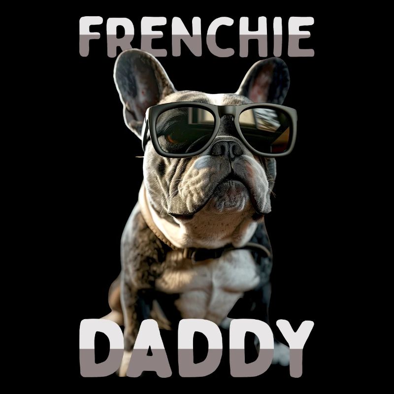 Frenchie Daddy Dad Father's Day Great Dane