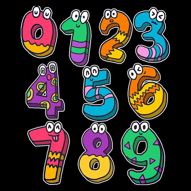 Drôle de nombre, de mathématiques, de retour à l’école, d’enseignant, d’enfants