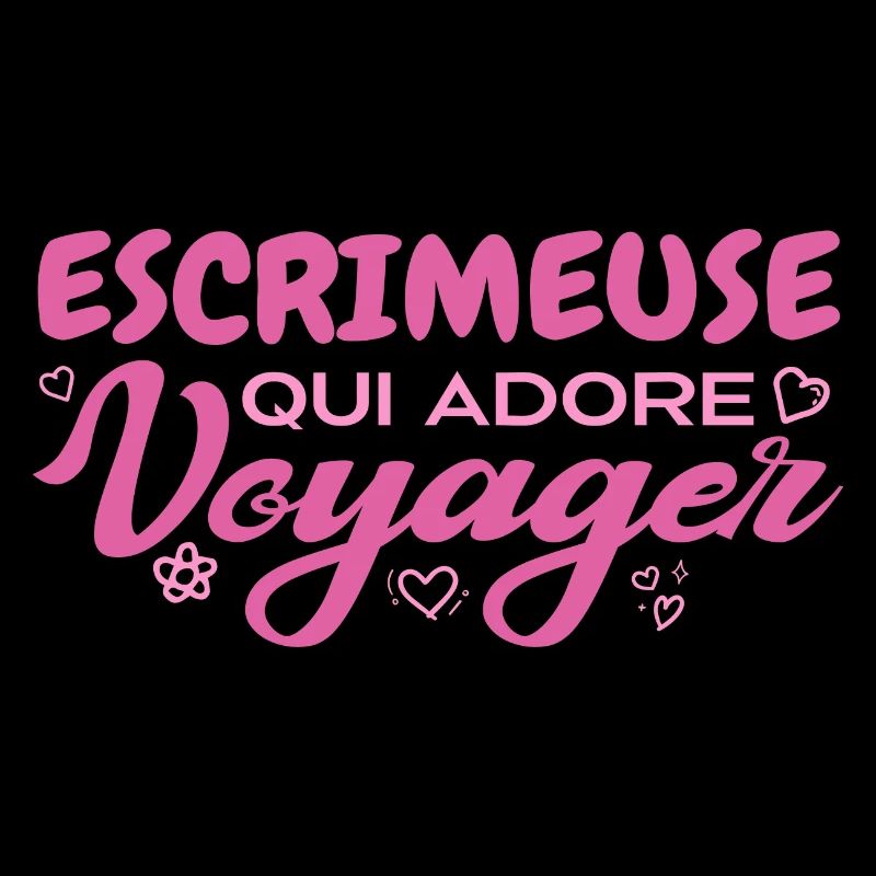 Escrimeuse globe-trotteuse passionnée de voyages