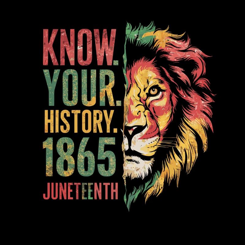 Know Your History 1865 Juneteenth für Männer und