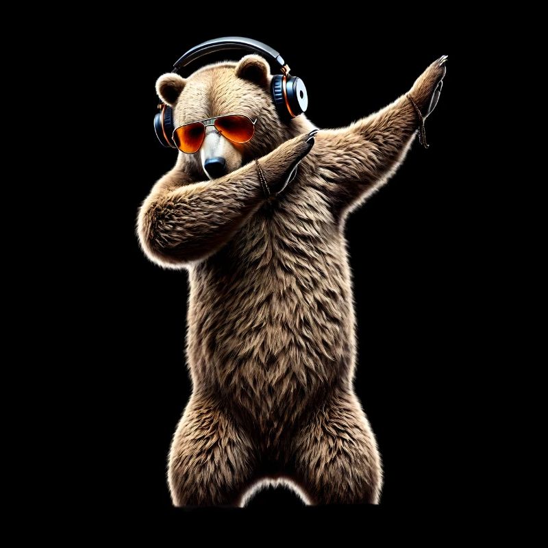 Funny Dabbing Bears Animal Lover Zoo Bear Animal