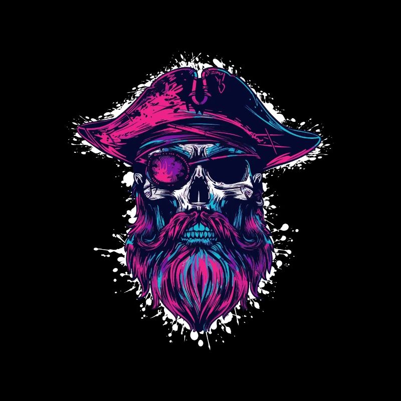 Capitaine squelette pirate